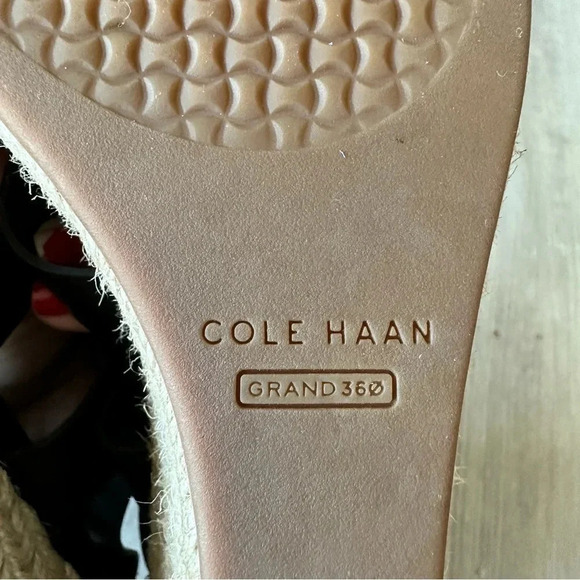 Cole Haan Women's Espadrille Wedge Sandals - Picture 5 of 8